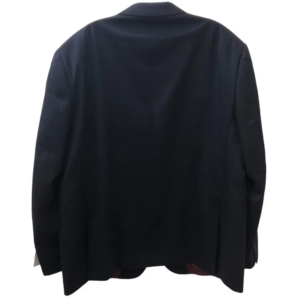 Daniel Hechter Leonard Wool Suit Jacket Navy 48R NWT